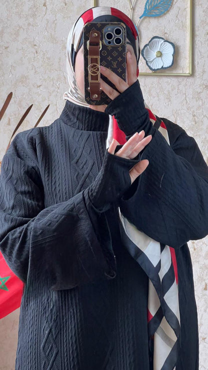 ROBE HIVER TEXTURÉE